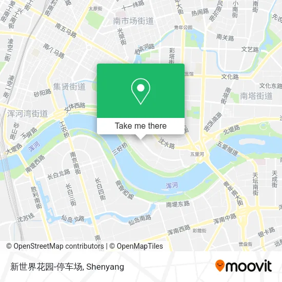 新世界花园-停车场 map