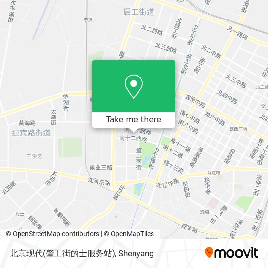 北京现代(肇工街的士服务站) map