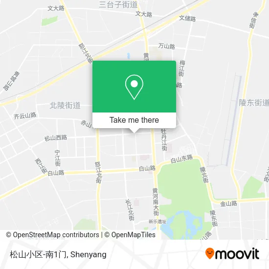 松山小区-南1门 map