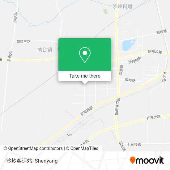 沙岭客运站 map