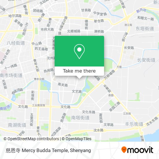 慈恩寺 Mercy Budda Temple map