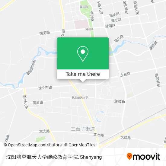 沈阳航空航天大学继续教育学院 map