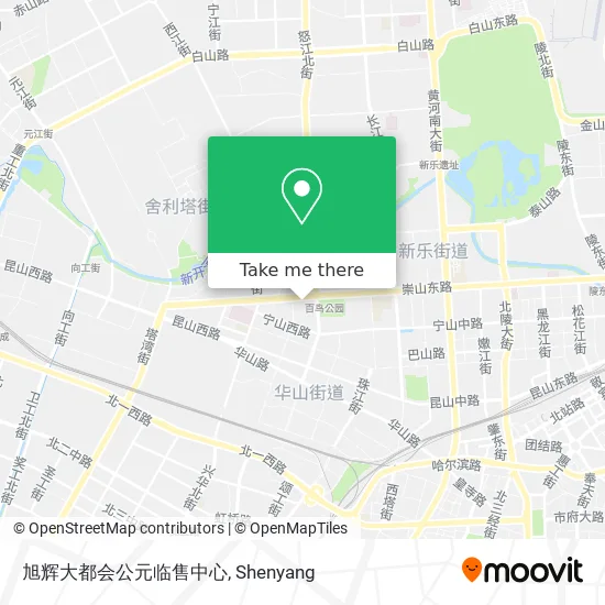 旭辉大都会公元临售中心 map