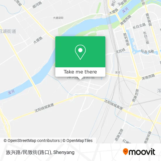 族兴路/民致街(路口) map