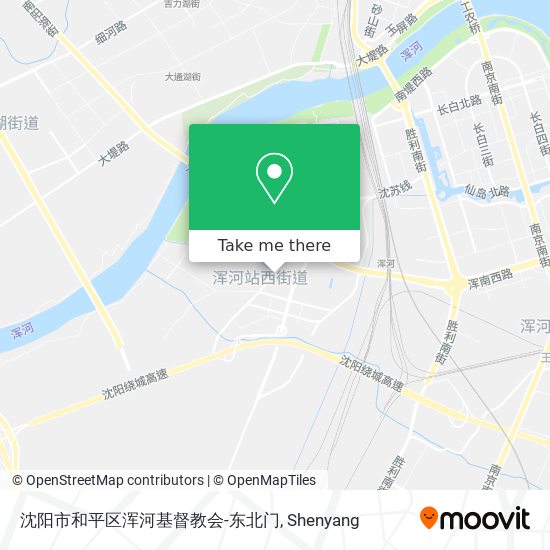 沈阳市和平区浑河基督教会-东北门 map