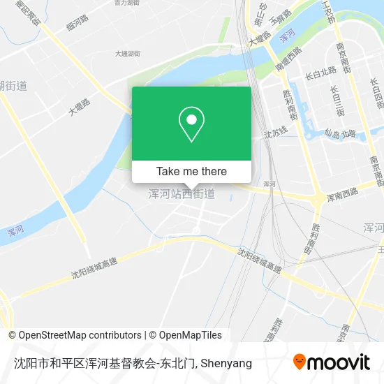 沈阳市和平区浑河基督教会-东北门 map