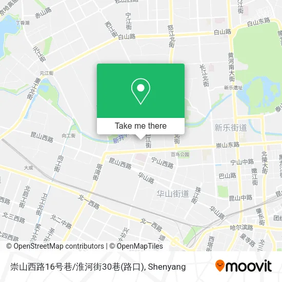 崇山西路16号巷/淮河街30巷(路口) map
