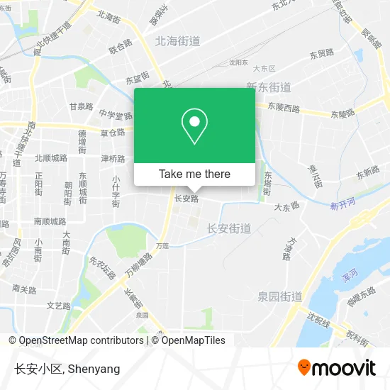 长安小区 map