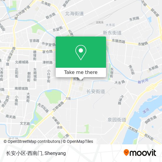 长安小区-西南门 map