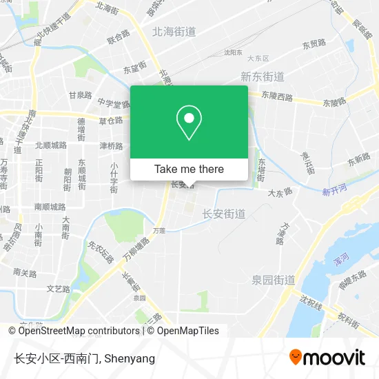 长安小区-西南门 map