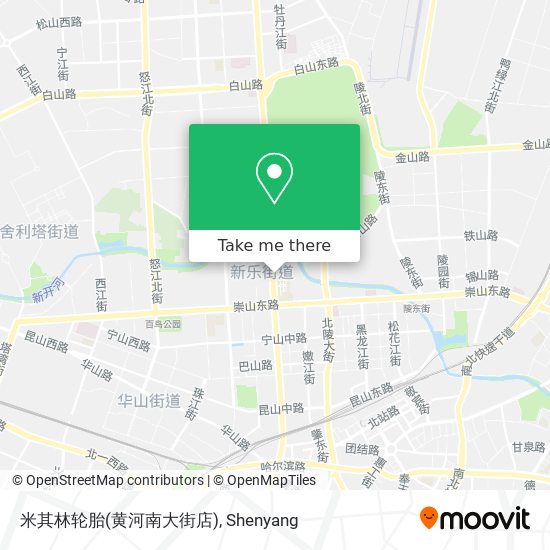 米其林轮胎(黄河南大街店) map