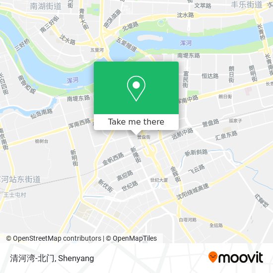 清河湾-北门 map