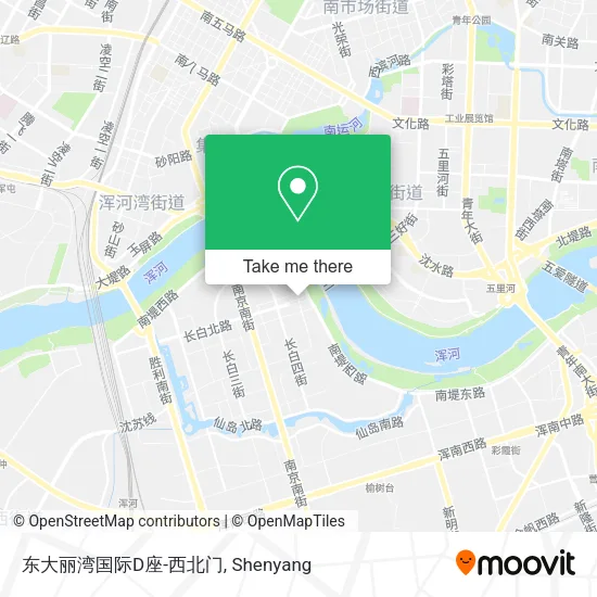 东大丽湾国际D座-西北门 map