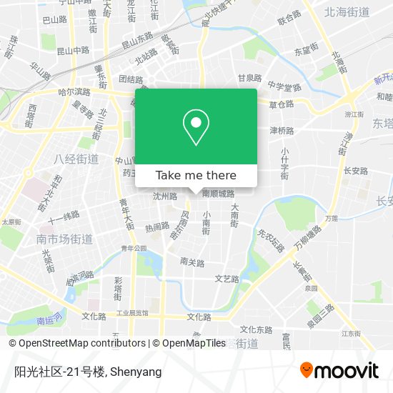 阳光社区-21号楼 map