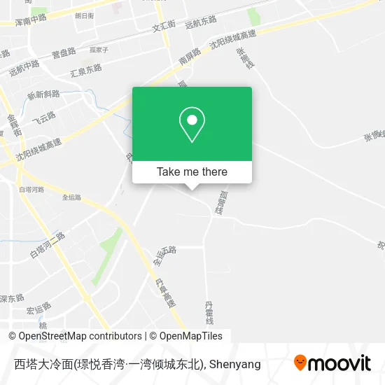 西塔大冷面(璟悦香湾·一湾倾城东北) map