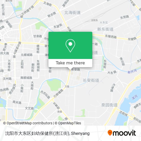 沈阳市大东区妇幼保健所(滂江街) map