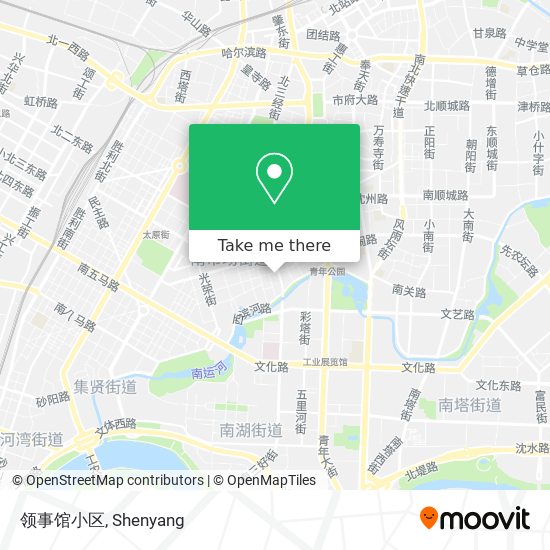 领事馆小区 map