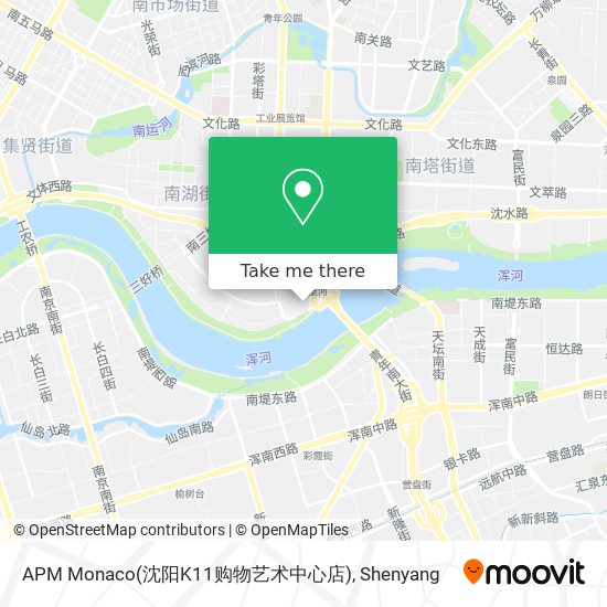 APM Monaco(沈阳K11购物艺术中心店) map