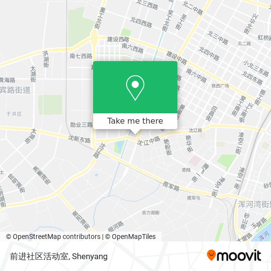 前进社区活动室 map
