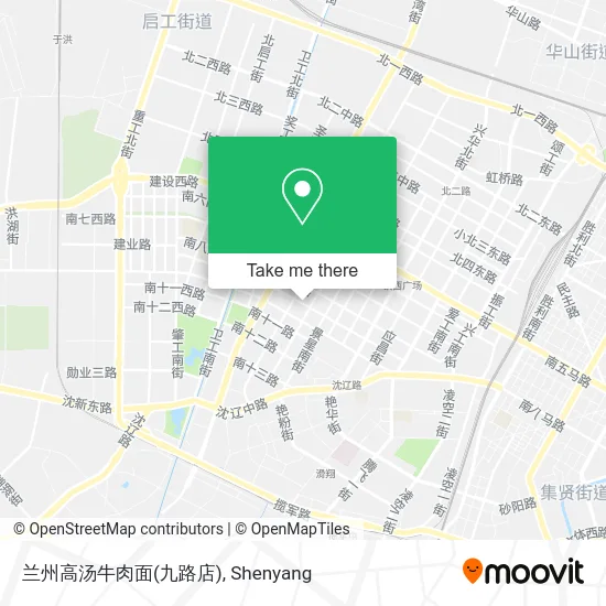 兰州高汤牛肉面(九路店) map
