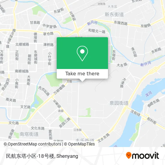 民航东塔小区-18号楼 map