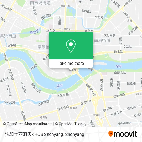 沈阳芊丽酒店KHOS Shenyang map