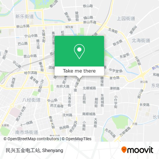 民兴五金电工站 map