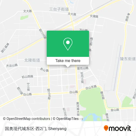 国奥现代城东区-西2门 map