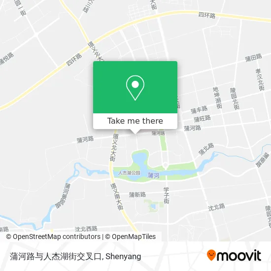 蒲河路与人杰湖街交叉口 map