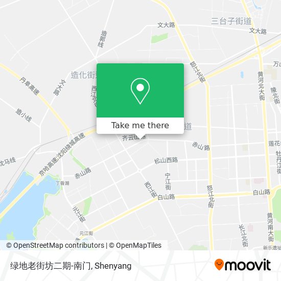 绿地老街坊二期-南门 map