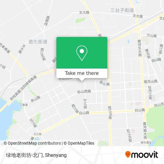 绿地老街坊-北门 map