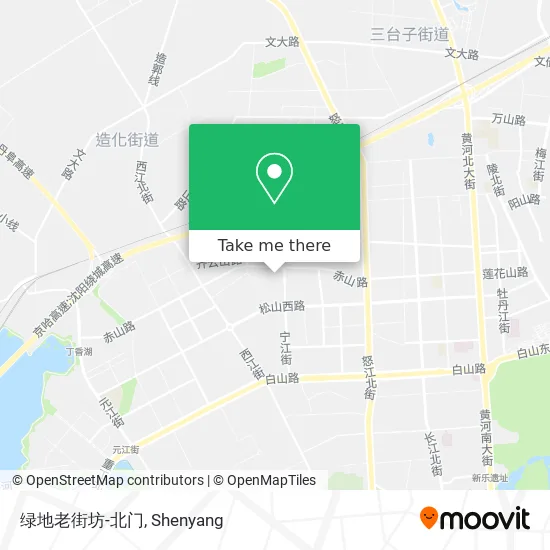 绿地老街坊-北门 map