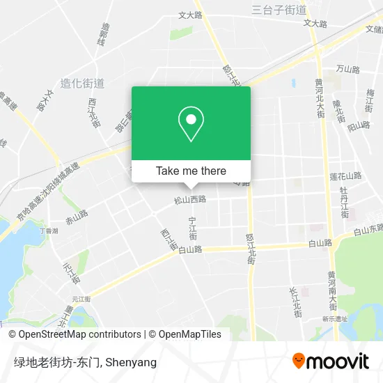绿地老街坊-东门 map
