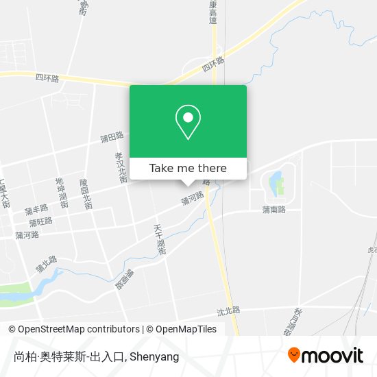 尚柏·奥特莱斯-出入口 map