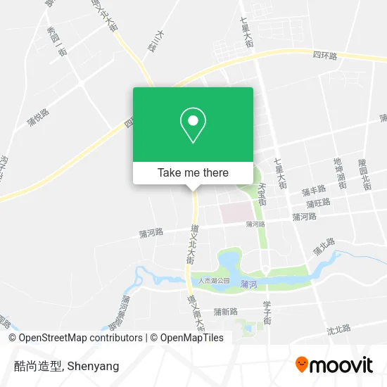 酷尚造型 map