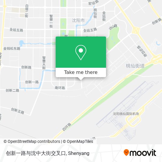创新一路与沈中大街交叉口 map