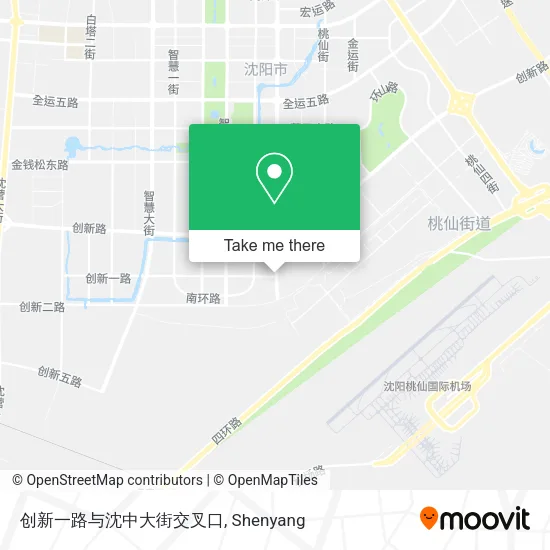 创新一路与沈中大街交叉口 map