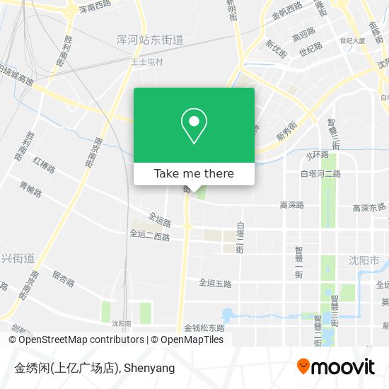 金绣闲(上亿广场店) map