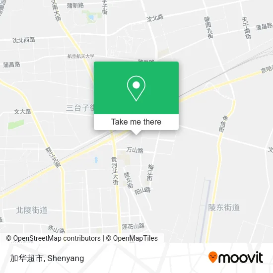 加华超市 map