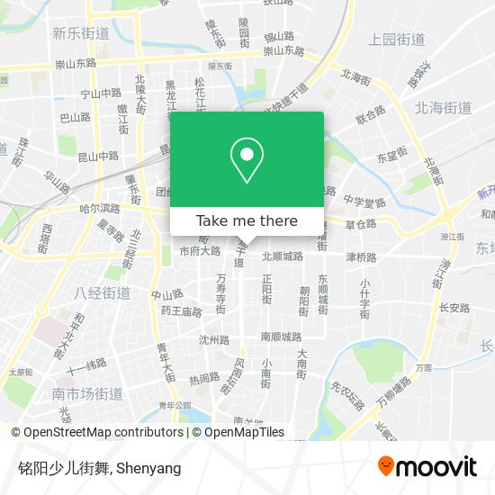 铭阳少儿街舞 map