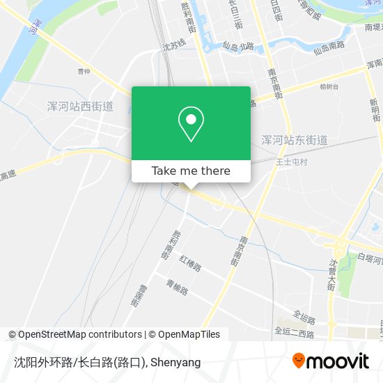 沈阳外环路/长白路(路口) map