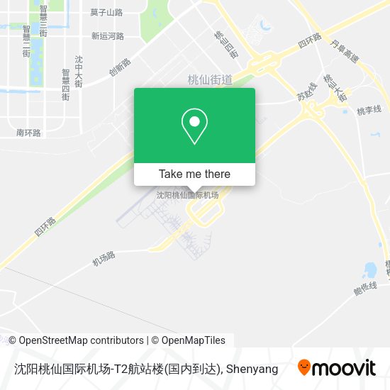 沈阳桃仙国际机场-T2航站楼(国内到达) map