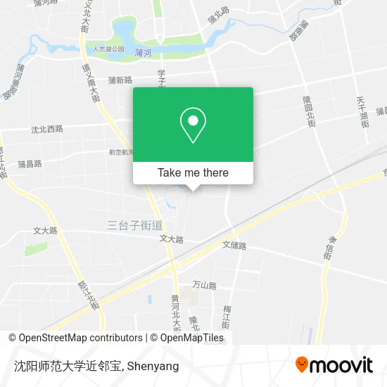 沈阳师范大学近邻宝 map