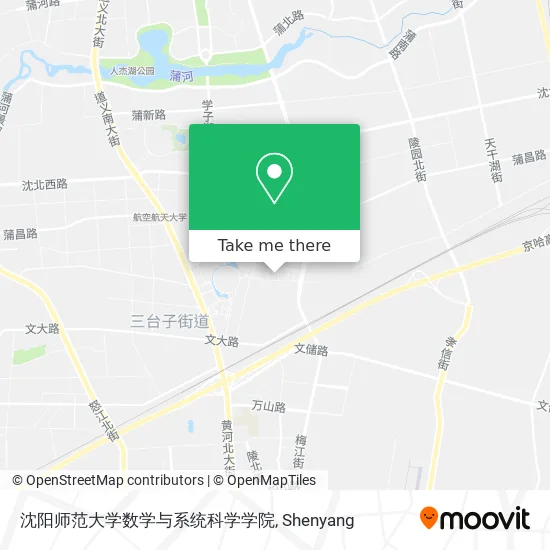 沈阳师范大学数学与系统科学学院 map