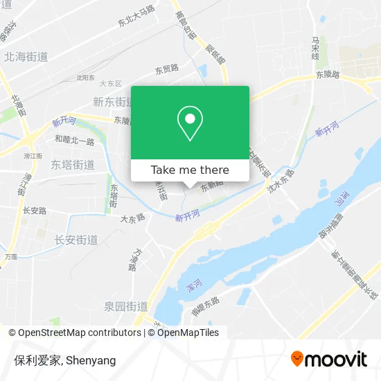 保利爱家 map