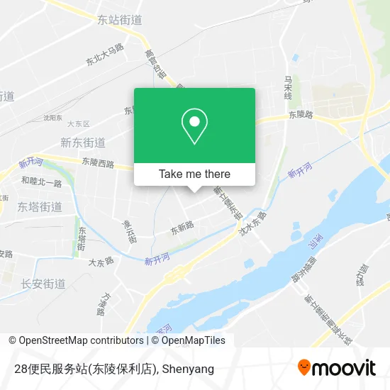 28便民服务站(东陵保利店) map