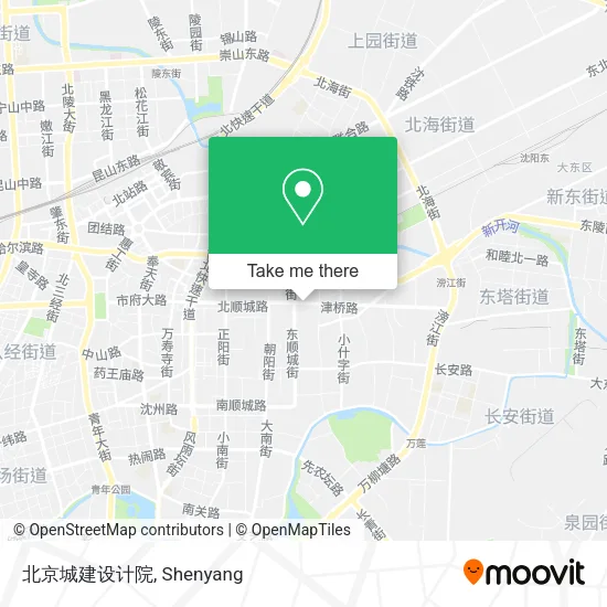 北京城建设计院 map