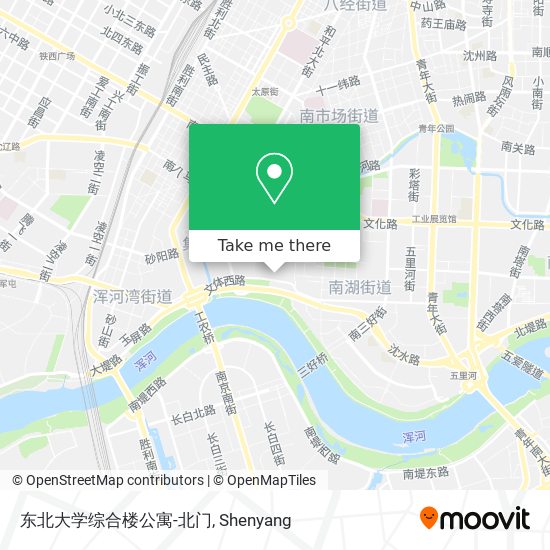东北大学综合楼公寓-北门 map