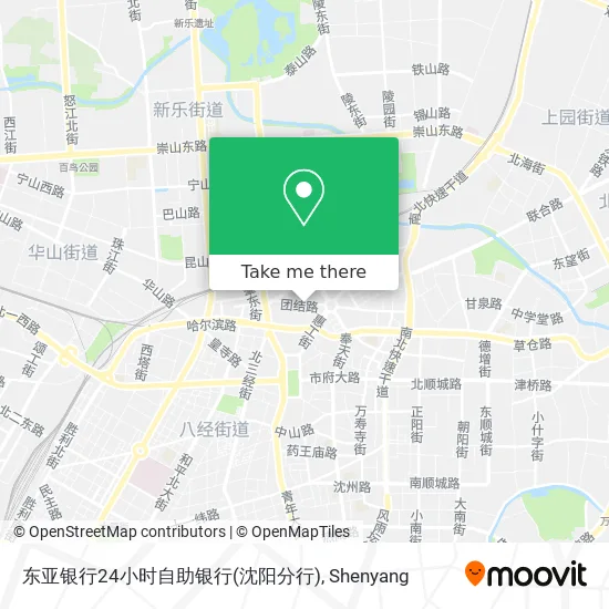 东亚银行24小时自助银行(沈阳分行) map