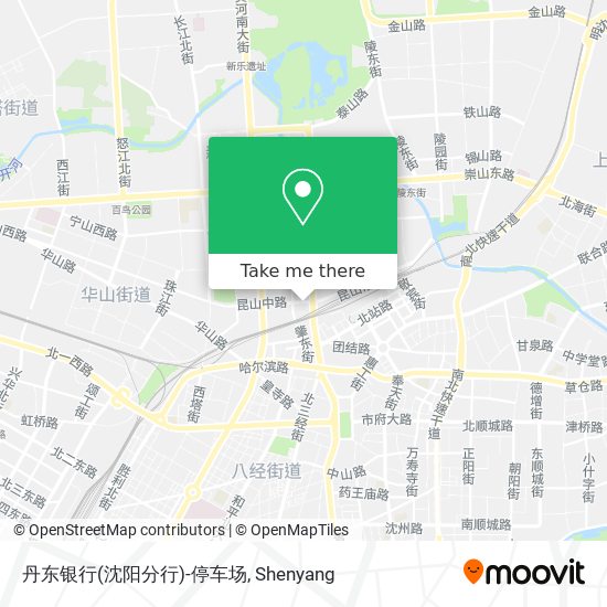 丹东银行(沈阳分行)-停车场 map